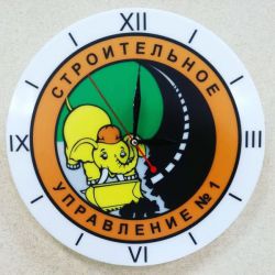 Часы, оргстекло, лазерная резка, УФ-печать - заказ в СПб