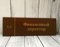 Интерьерная табличка на дверь, винил, аппликация - заказ в СПб